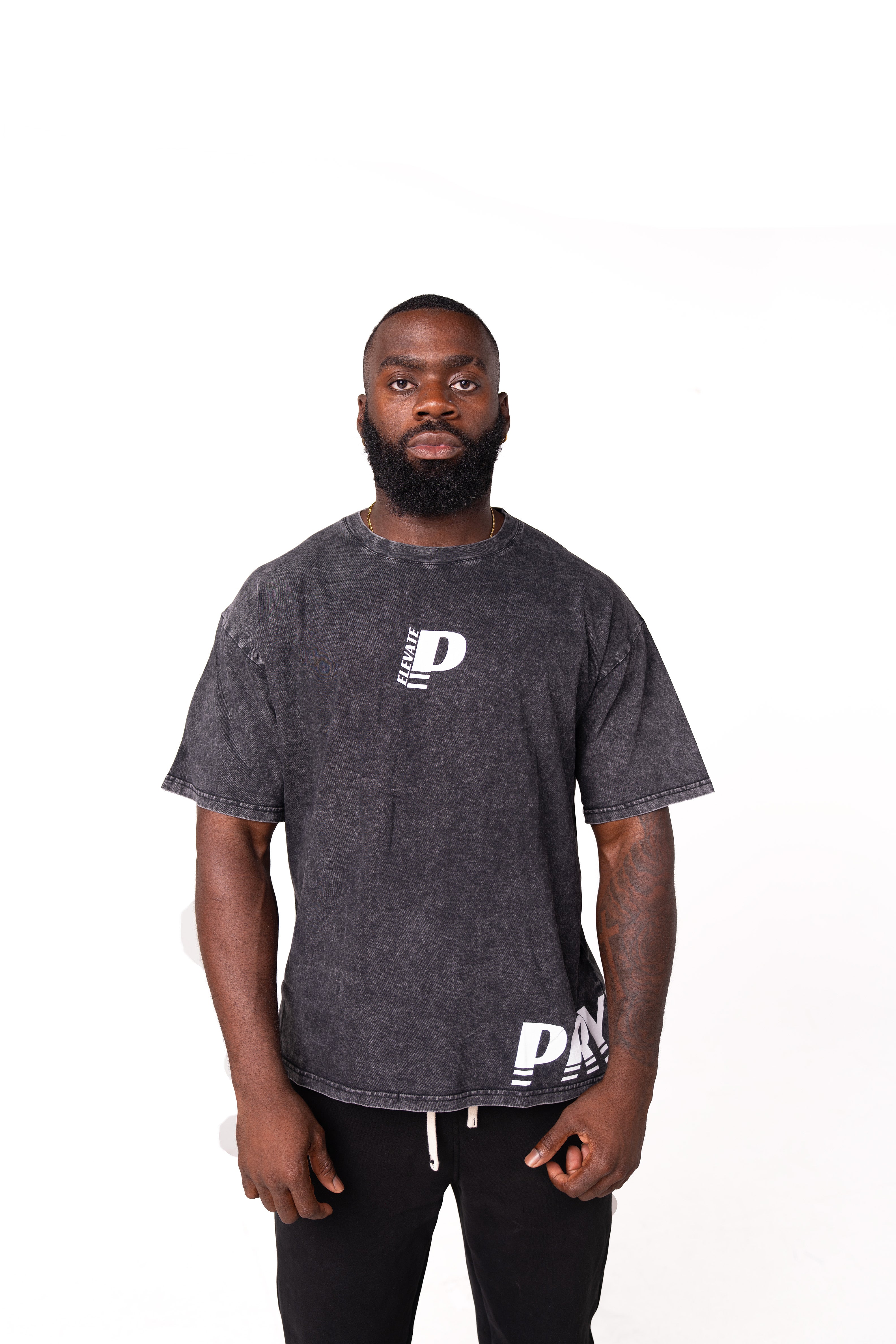 Casual Corner Tee - Vintage Black