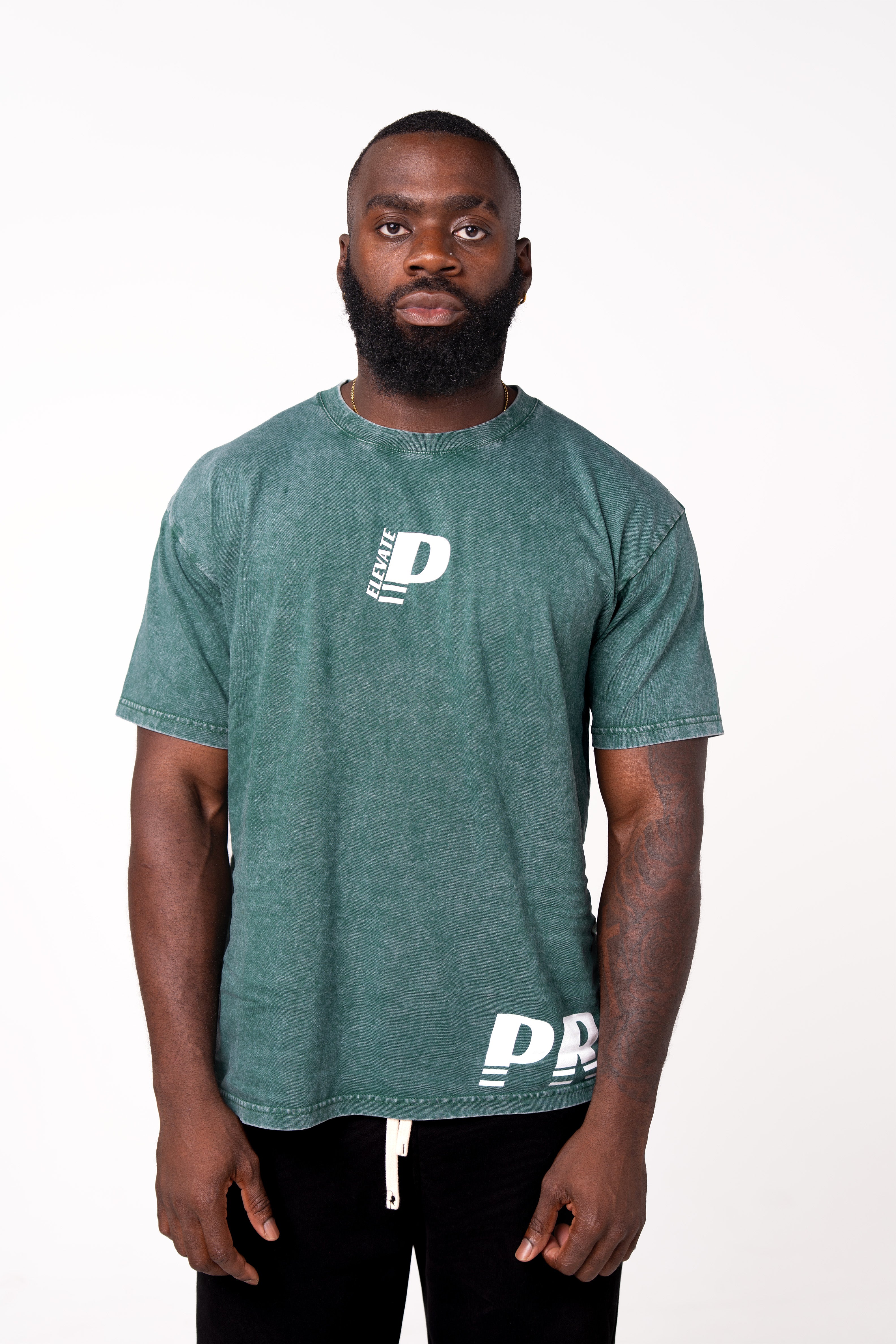 Casual Corner Tee - Vintage Green