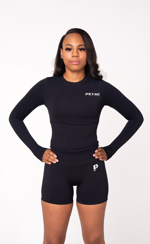 Essentials Womens Longsleeve - Black
